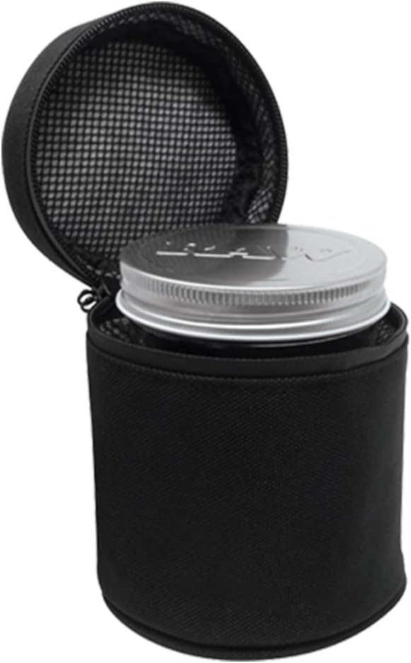 Raw Smell Proof Mason Jar Cover Discreet Storage with Natural Style 16 Ounce