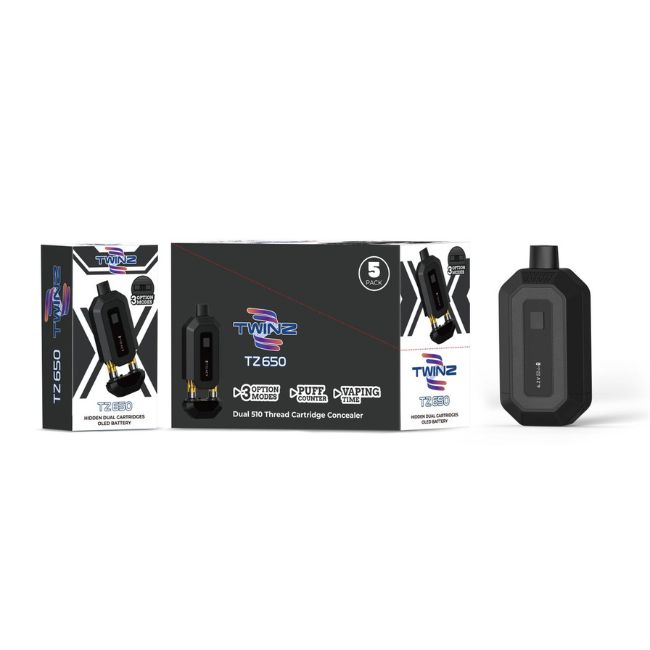 TWINZ TZ 650 HIDDEN DUAL CARTRIDGE OLED BATTERY