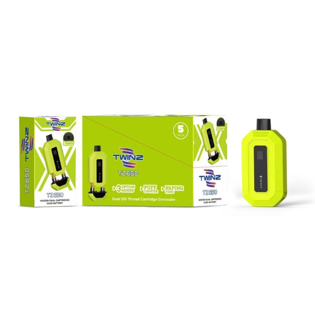 TWINZ TZ 650 HIDDEN DUAL CARTRIDGE OLED BATTERY