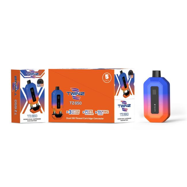 TWINZ TZ 650 HIDDEN DUAL CARTRIDGE OLED BATTERY