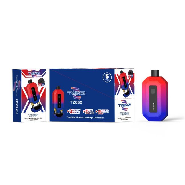 TWINZ TZ 650 HIDDEN DUAL CARTRIDGE OLED BATTERY