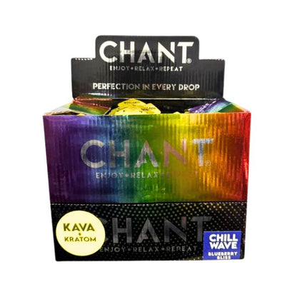 CHANT KRATOM CHILL WAVE KAVA + KRATOM BLUEBERRY BLISS 75MG 1.7FL.OZ (50ML) SHOT