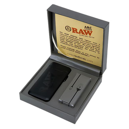 RAW ARC LIGHTER BUTANE-FREE IGNITION WITH CHARGING CABLE