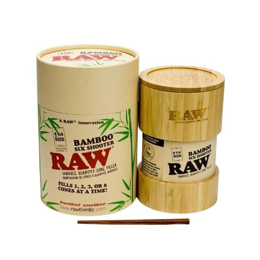 RAW BAMBOO SIX SHOOTER CONE LOADER