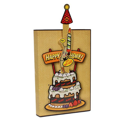 RAW POP-UP BIRTHDAY CARD