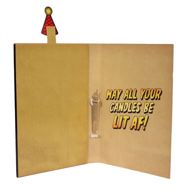 RAW POP-UP BIRTHDAY CARD