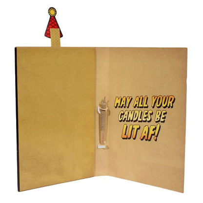 RAW POP-UP BIRTHDAY CARD
