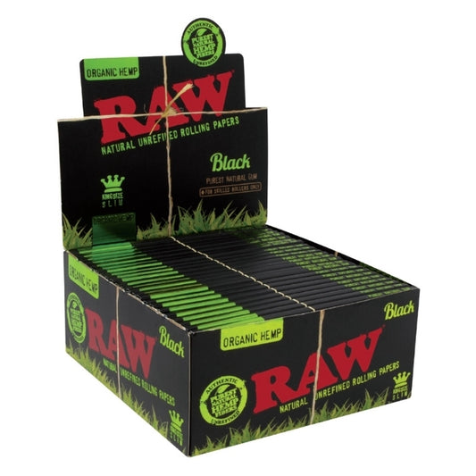 RAW BLACK ORGANIC PAPER