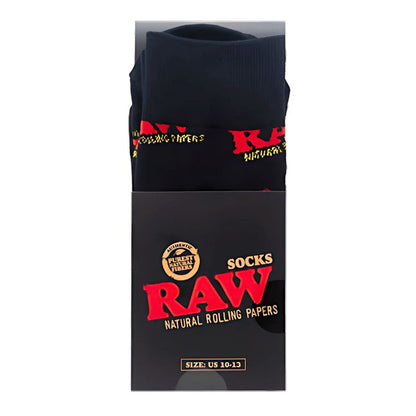 RAW BLACK SOCKS FOR YOUR FEET SIZE (US 10-13)