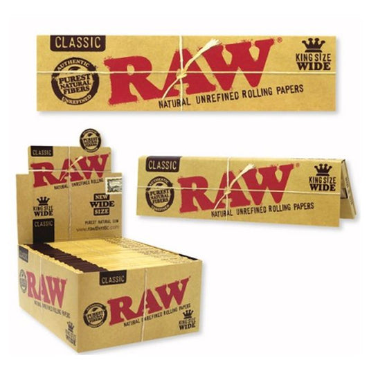 RAW CLASSIC KING SIZE WIDE PAPERS