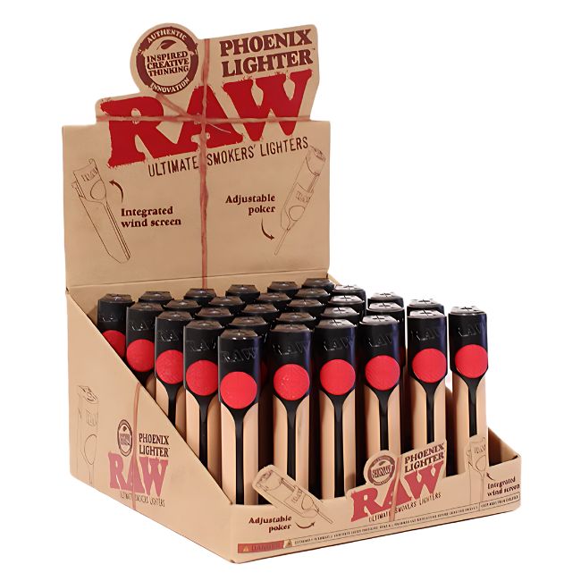 RAW PHOENIX BLACK ULTIMATE SMOKER'S LIGHTER