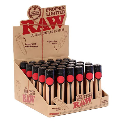 RAW PHOENIX BLACK ULTIMATE SMOKER'S LIGHTER