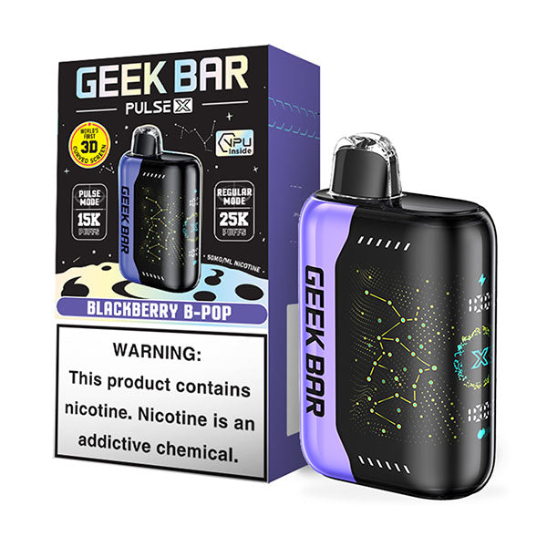 GEEK BAR PULSE X 5% DISPOSABLE 25K & PULSE