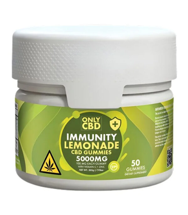 5000MG GUMMIES 50CT LEMONADE IMMUNITY