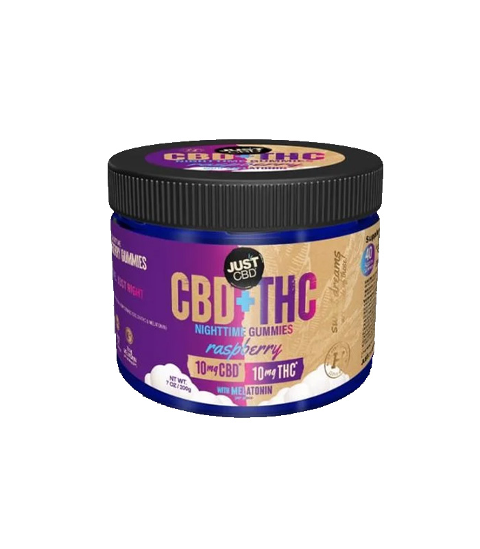 JUST CBD + THC NIGHT TIME RASPBERRY