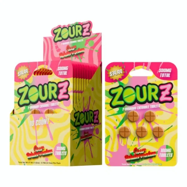ZOUR STASH ZOURZ 7 HYDROXY 100 MG PER TABLET 5CT/10PK